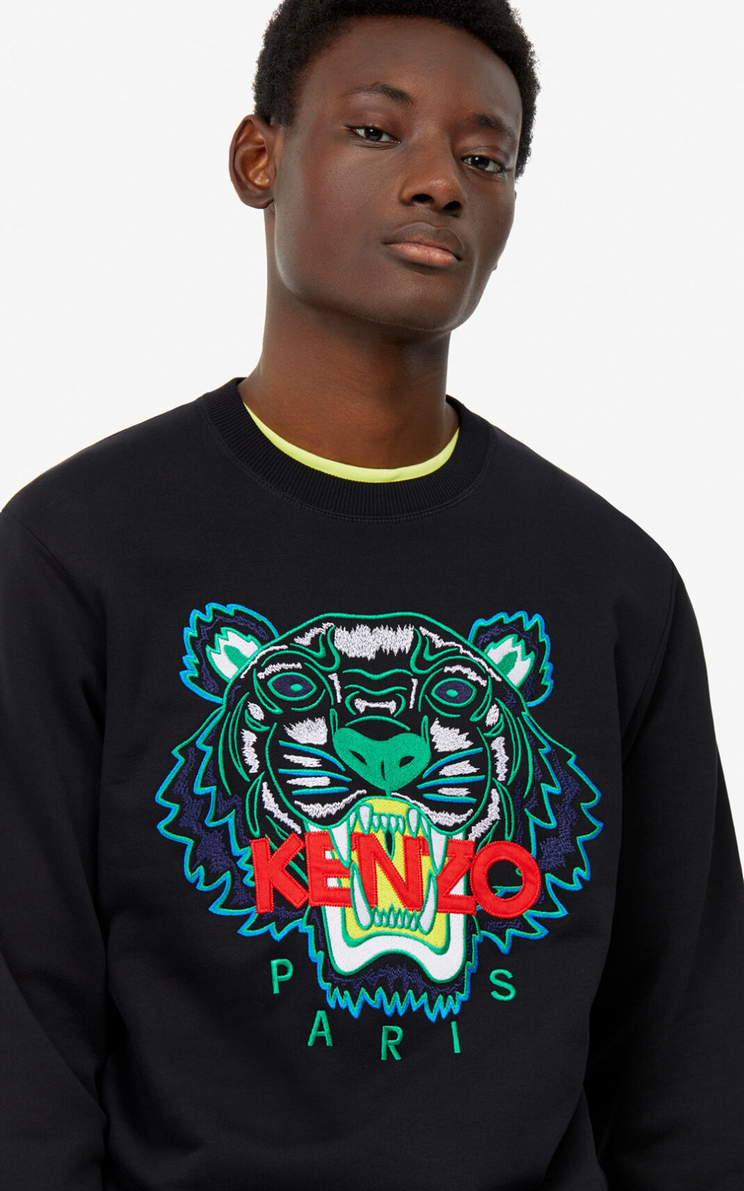 Kenzo Tiger Melegítő Felső Férfi Fekete | ID.241862